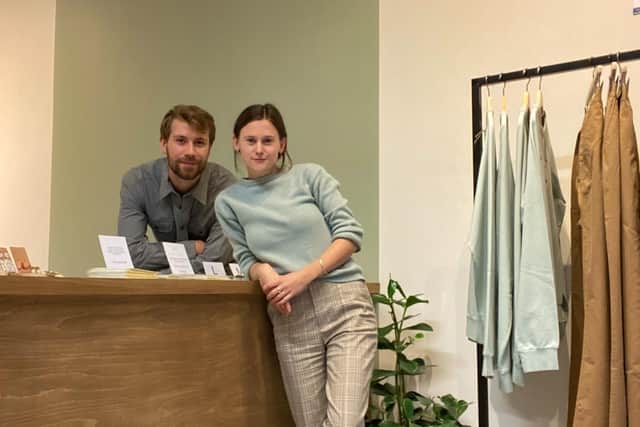 Owners Jo Wanner and James Fenwick wantto make sustainable fashion more accessible for people in Leeds