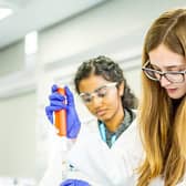 Biomedical science students at University Centre Leeds.