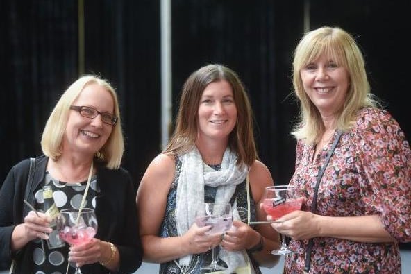 Party-goers also enjoyed music from the DJ and a live band. The festival comes back again in 2022 on October 1. Debbie Harrison, Vicky Machin and Linda Craddock.
