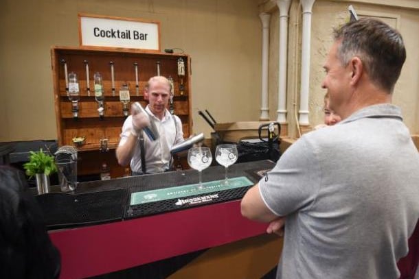 The venue played host to the largest touring Gin and Rum Festival for the second time and guests enjoyed a fine afternoon and evening of 60 artisan gins and 60 rum varieties.