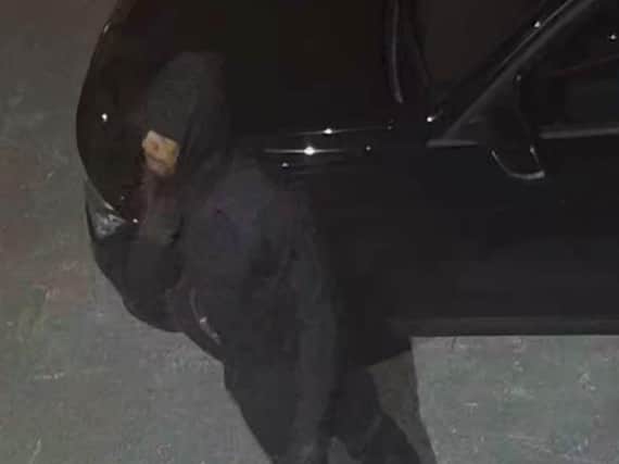 Police want to trace this man in connection with a burglary.