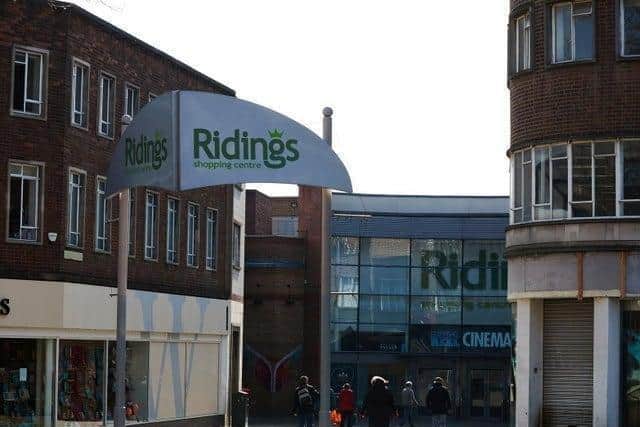 The Ridings Shopping Centre in Wakefield has been put up for sale.