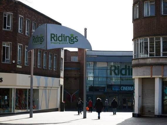 The Ridings Shopping Centre in Wakefield has been put up for sale.