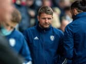 Leeds United head coach Mark Jackson. Pic: Bruce Rollinson