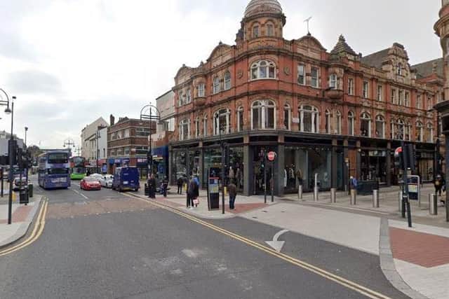 Emergency services were called to King Edward Street, off Vicar Lane, shortly before 11.30am (Photo: Google)