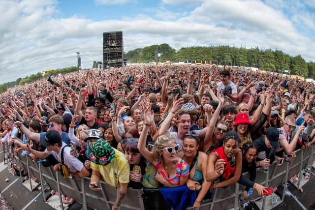 Crowds on day three of this year's Leeds Festival.
Photo: Mark Bickerdike Photography.