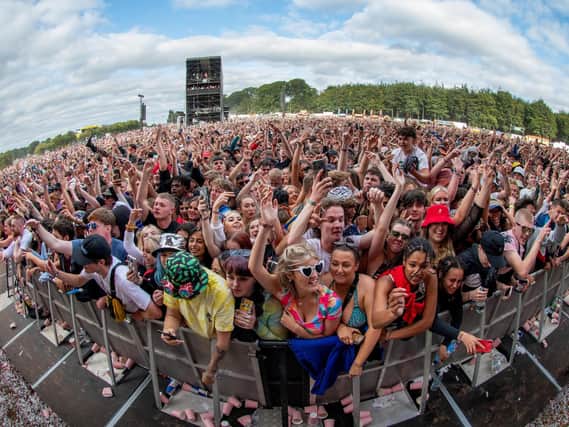 Crowds on day three of this year's Leeds Festival.

Photo: Mark Bickerdike Photography.