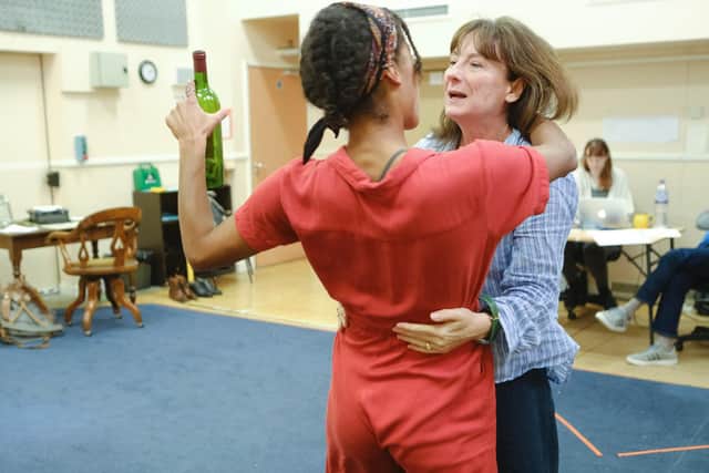 Ingvild Lakou and Cate Hamer in The Offing which is also a love story as well as a coming of age drama