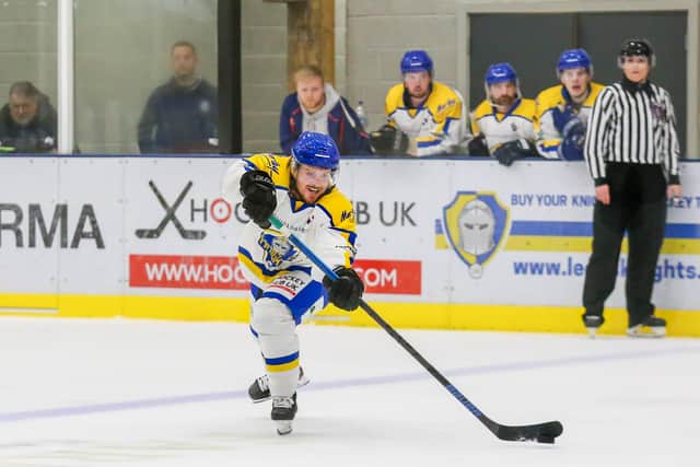 Leeds Knights' centre Matty Davies is unavailable for this weekend's games against Basingstoke Bison and Raiders IHC Picture: Andy Bourke.