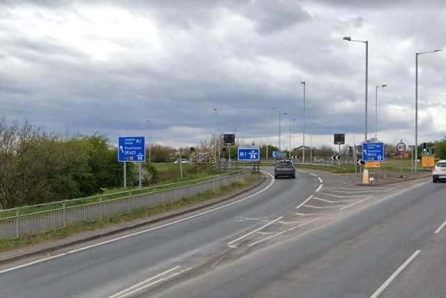Selby Road, near the junction with the M1, where the crash took place (stock image: Google)