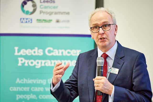 Professor Sean Duffy works jointly as Leeds Cancer Programme Strategic Clinical Lead, Programme Director and Clinical Programme Lead and Alliance Lead for the West Yorkshire and Harrogate Cancer Alliance
Pic: NHS Leeds