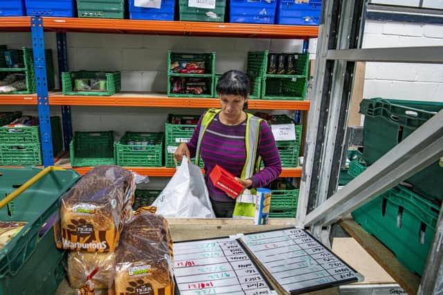 Leeds South and East Food Bank development manager Nathanya Laurent.