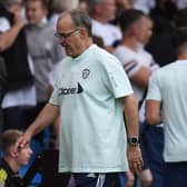 STILL SEARCHING: Leeds United head coach Marcelo Bielsa, above, after his side's wait for a first Premier League win of the new season went on after last weekend's defeat at home to West Ham. Photo by OLI SCARFF/AFP via Getty Images.