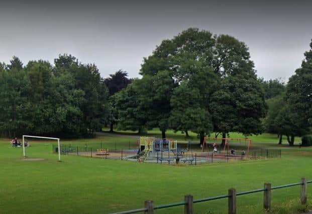 The current play park will be moved and replaced
