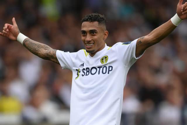 BRAZIL BOOST: For Leeds United winger Raphinha. Photo by Stu Forster/Getty Images.