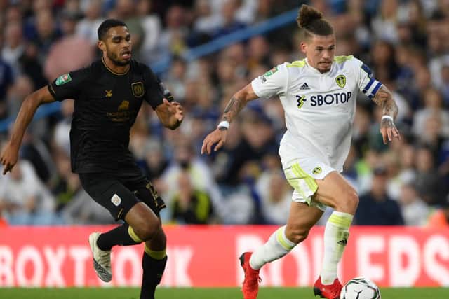 Kalvin Phillips boasts a rating of 81 on FIFA 22. Pic: Stu Forster/Getty