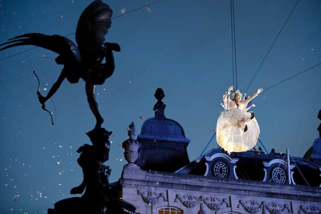 The Piccadilly Circus Circus event takes place in London's Piccadilly Circus in September 2012. Picture: Ben Pruchnie/Getty Images