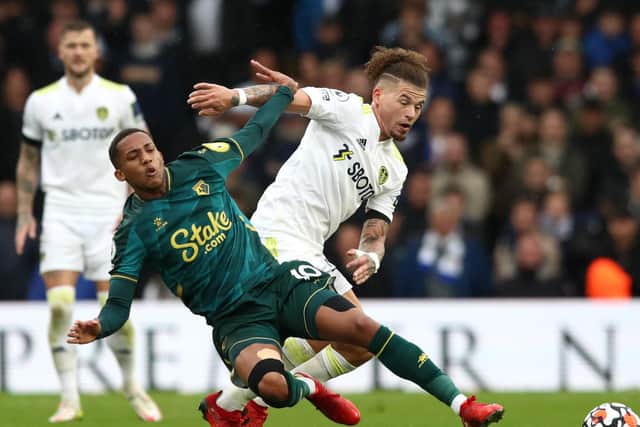Leeds United defeated Watford 1-0 at Elland Road in the Premier League. Pic: Getty