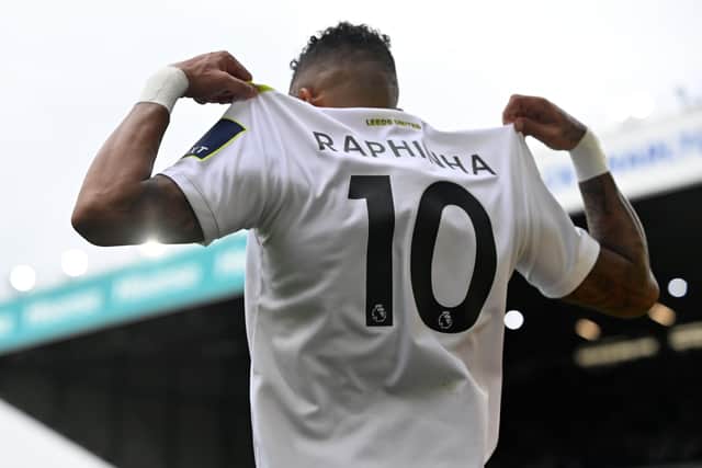 Raphinha, Leeds United's No 10, could make his Brazil debut over the coming days (Picture: Bruce Rollinson)