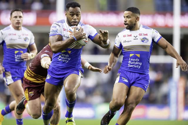 On his way: Leeds' King Vuniyayawa is expected to join Salford. Picture by Allan McKenzie/SWpix.com