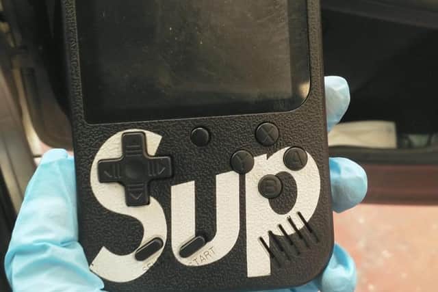 The £20,000 device - which looks like a Nintendo Game Boy - was used to trick car security systems, Leeds Crown Court was told.
