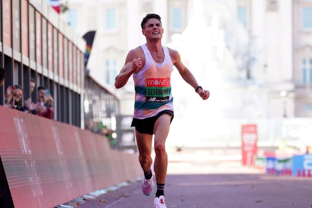 Olympic dream: Leeds runner Phil Sesemann is targeting the Paris Olympics in 2024 after his successful London Marathon performance. Picture: Yui Mok/PA Wire.