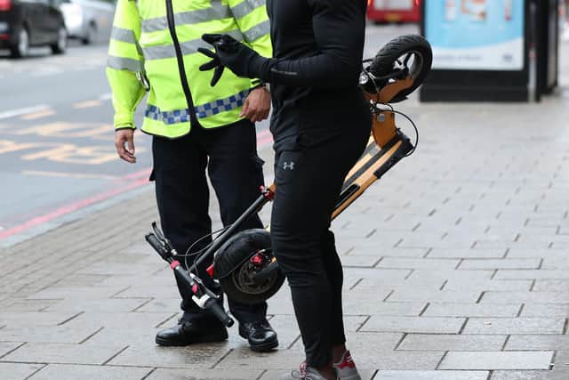 Across Britain, police forces recorded 484 casualties resulting from 460 e-scooter incidents last year.