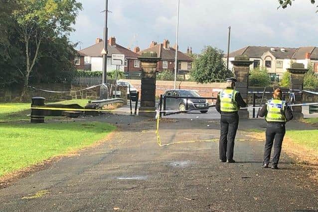 The scene this morning
Pic: Tony Johnson