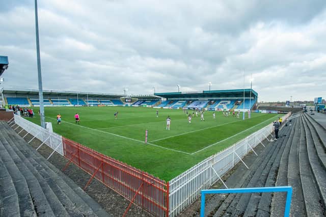 COMPLAINT MADE: Following Featherstone's win over Halifax on Saturday. Picture: Allan McKenzie/SWpix.com