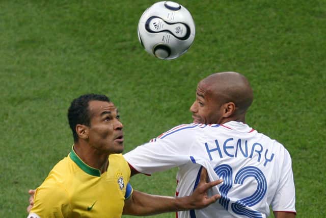NIGHTMARE OPPONENT - Former Leeds United defender Tony Dorigo recalls a 1993 encounter with Brazil legend Cafu, left, that showed a trait he also sees in Raphinha. Pic: Getty