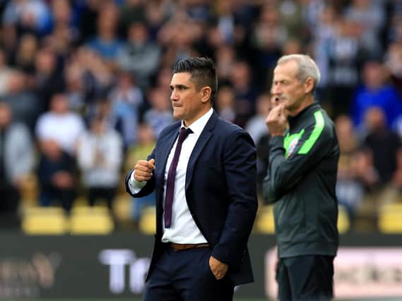 SURPRISED: Former Watford boss Xisco Munoz who was sacked as Hornets boss on Sunday morning. Photo by Stephen Pond/Getty Images.