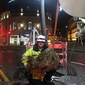 Part of a massive fatberg recovered from a Leeds city centre sewer. PIC: Yorkshire Water