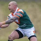 Dom Brambani in action for Hunslet. Picture by Tony Johnson.