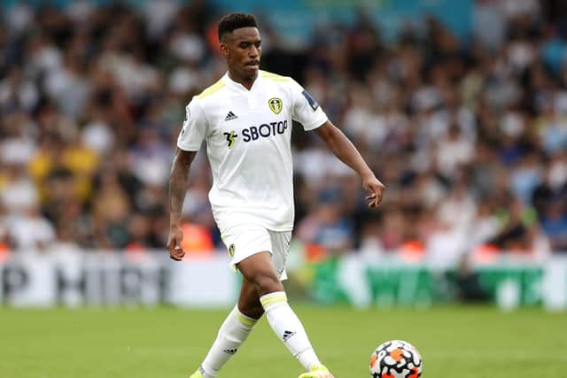 BACKING: For new Leeds United recruit Junior Firpo, above, from Ian Wright. Photo by George Wood/Getty Images.