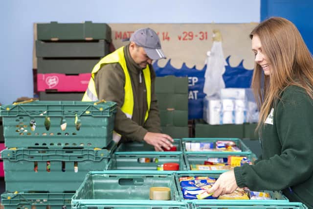 Foodbanks are expecting a rise in footfall as the Government removes Universal credit uplift. Picture: Scott Merrylees