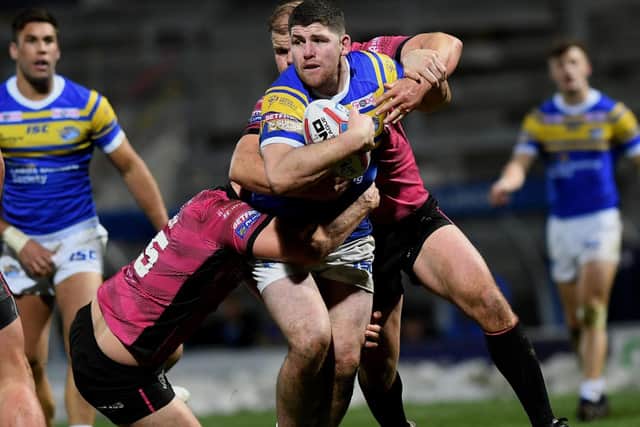 Mitch Garbutt, who played alongside Brett Ferres at Leeds, is in Toulouse's squad. Picture by Jonathan Gawthorpe.