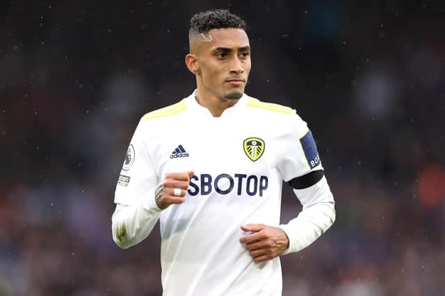 Leeds United winger Raphinha. Pic: Getty