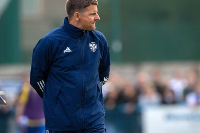 Leeds United Under-23s head coach Mark Jackson. Pic: Bruce Rollinson