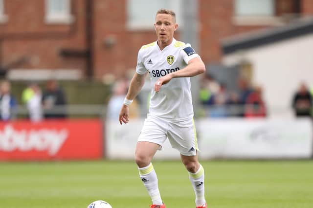 MESSAGE: From Leeds United midfielder Adam Forshaw. Photo by Lewis Storey/Getty Images.