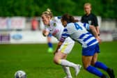 Rebecca Hunt opened the scoring for Leeds United. Pic: James Hardisty.
