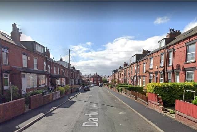 The youths were congregating around a party at a house in Darfield Avenue, Harehills, police said.
Pic: google