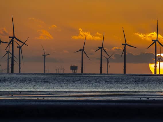 Library image of a windfarm. Green energy supplier Good Energy has said it is safe from the worst effects of the spike in gas prices