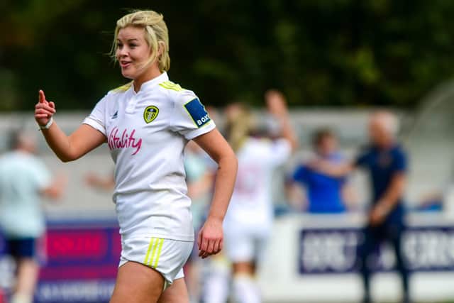 Bang in form: United women striker Laura Bartup scored a hat-trick against Durham Cestria to go top of the divisional scoring charts. Picture: James Hardisty