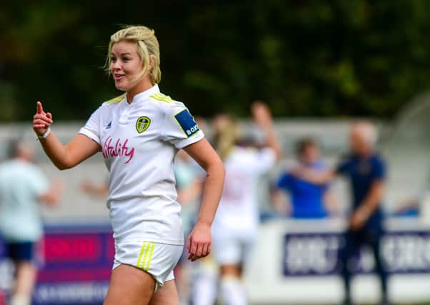 Bang in form: United women striker Laura Bartup scored a hat-trick against Durham Cestria to go top of the divisional scoring charts. Picture: James Hardisty