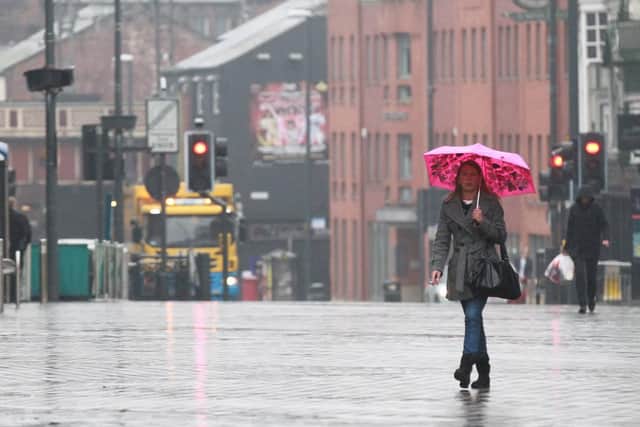 Rain in Leeds
Pic: SWNS