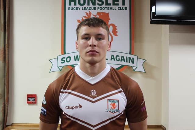 Hunslet's latest signing Jack Render. Picture c/o Hunslet RLFC.