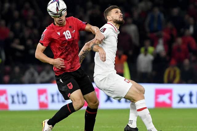 BIG IMPACT - Leeds United's Mateusz Klich created the winner for Poland in their game against Albania in Group I of World Cup Qualifying. Pic: Getty