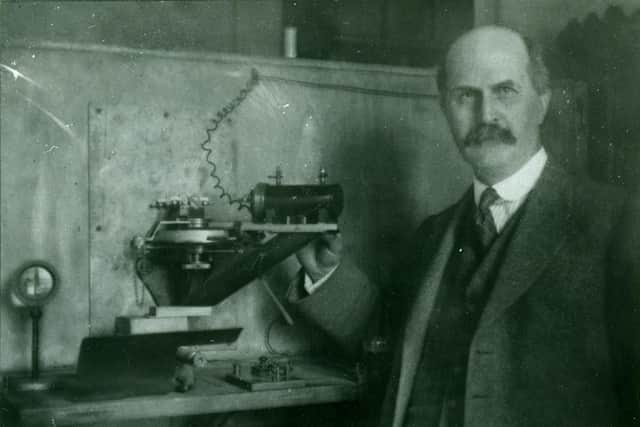 Taken in 1922, Sir William Henry Bragg with the X-ray spectrometer. Picture: The Royal Institution Archive