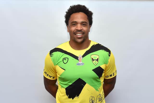 Jordan Turner in Jamaica colours.