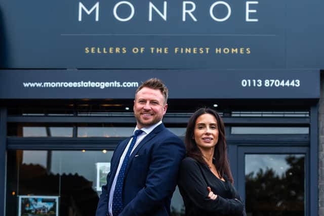 Leanna Corban and Jordan Yorath founded Monroe Estate Agents in 2020. Photo: James Hardisty.